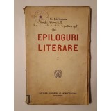 E. Lovinescu - Epiloguri literare (1919)