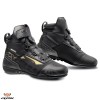 Ghete pentru scuter - motocicleta Roadster femei All season Ixon model Ranker WP LS culoare: negru/gold (auriu) (100% waterproof) 37