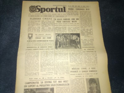 ZIARUL SPORTUL 17 APRILIE 1984 foto