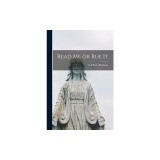 Read Me or Rue It