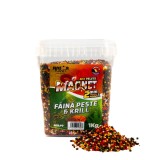 Magnet pelete faina peste &amp; krill (mix culori) 2mm 1kg