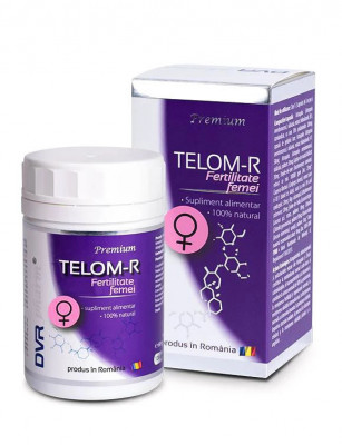 Telom-R Fertilitate Femei 120cps DVR Pharma foto