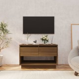 vidaXL Comodă TV, stejar maro, 70x41x44 cm, PAL