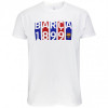 FC Barcelona tricou de bărbați Flag White - XL