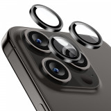 Cumpara ieftin Folie Camera pentru iPhone 15 Pro / 15 Pro Max, ESR Armorite Camera Lens Protectors, Black