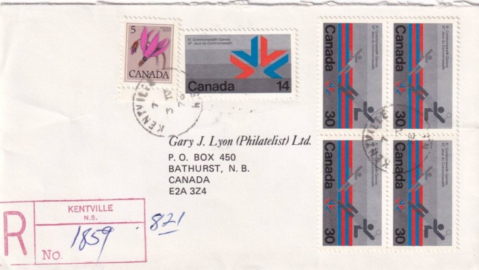 FILATELIE TEMATICA - PLIC CANADA TEMATICA SPORT