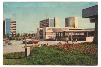 CPIB 22878 - CARTE POSTALA - MANGALIA NORD. HOTELURILE CAPITOL, METEOR, COMETA foto