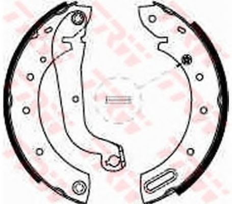 Set saboti frana NISSAN TERRANO II (R20) (1992 - 2007) TRW GS8625