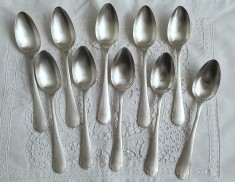 Set 12 linguri Vintage argintate, Maison Christofle- Model Baguette