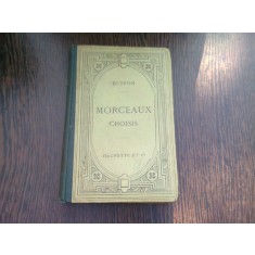 MORCEAUX CHOISIS - BUFFON (CARTE IN LIMBA FRANCEZA)