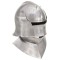 vidaXL Coif cavaler medieval antic, jocuri de rol, argintiu, oțel 286220