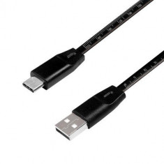 Cablu de date Logilink CU0157 USB 2.0 - USB-C 1m Black foto