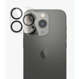 Folie Protectie Sticla Camera Panzer pentru iPhone 13 Pro/13 Pro Max Negru