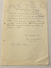 Ovid S. Crohmălniceanu - document vechi - manuscris, semnatura olografa