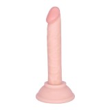 Dildo Realist Logan cu Ventuza, PVC, Natural, 15 cm, Guilty Toys