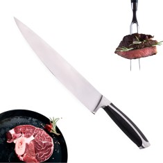 Cuțit de bucătărie Koken, filetare peste si carne, otel inoxidabil, 56&plusmn;HRC, taiere precisa si rezistenta indelungata, antiderapant, Lama 20 cm