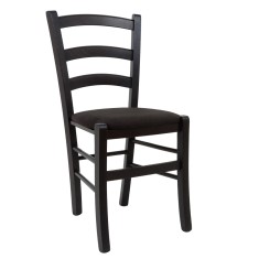 Scaun Paesana - cadru wenge - stofa K6 - negru