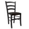 Scaun Paesana - cadru wenge - stofa K6 - negru