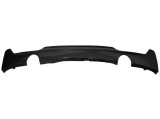 Spoiler bara spate BMW Seria 3 (F32/F33/F36), 01.2012-12.2019 COUPE, CABRIO, SEDAN, negru; type M-Tech; cu gauri pentru 2 iesiri simple; TUNING,