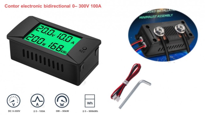 Contor contour solar bidirectional 0 - 300V 100A