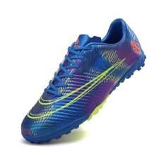 Ghete de fotbal copii Sky Wing 9703, cusute in varf, pentru teren sintetic, albastru 35 foto