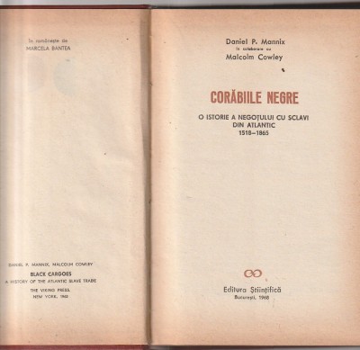 DANIEL P. MANNIX - CORABIILE NEGRE ( RELEGATA - CARTONATA ) foto