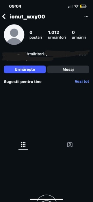 Cont Instagram De V&acirc;nzare 1K