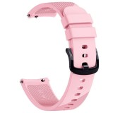 Curea silicon, compatibila Samsung Galaxy Watch Active, telescoape Quick Release, 20mm, Pink, Very Dream