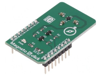 Senzor Magnetic I2C MMC34160PJ - Magneto 5 Click foto
