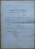Regimentul Mihai Viteazul, Certificat de aptitudine la gradul de sublocotenent, Bucuresti, 1899