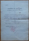 Cumpara ieftin Regimentul Mihai Viteazul, Certificat de aptitudine la gradul de sublocotenent, Bucuresti, 1899