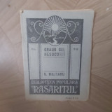 VASILE MILITARU.GRAUR CEL NESOCOTIT.1924