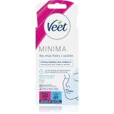 Veet Minima Hypoallergenic benzi depilatoare cu ceara rece faciale 20 buc