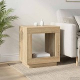 vidaXL Masă laterală Stejar Sonoma 60 x 40 x 65 cm Lemn prelucrat 899897