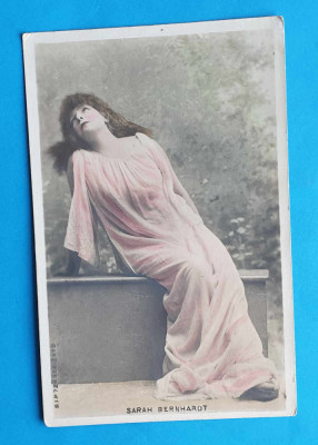 Portret de Femeie - Carte Postala anii 1920 - Sarah foto