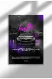 21mxm_DriveToWin_032|Motivational Car Poster, No Frame Canvas, "Hardest Worker" Quote, Drive to Win 2025 | A3 (29.7 x 42 cm) - 21mxm_DriveToWin_032