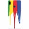Husa silicon pentru Huawei Y9 2019, Dripping Colorful Paint