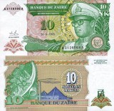 ZAIR 10 nouveaux makuta 1993 UNC!!!
