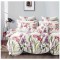 Lenjerie pat dublu,bumbac finet,6 piese,cearceaf normal 220x240cm, cearceaf pilota 200x220cm, 2 fete de perna 50x70, 2 fete de perna 70x70-A1059