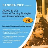 ADHD and LD: Powerful Teaching Strategies &amp; Accommodations with RTI (DVD-Rom) | Sandra Rief, John Wiley And Sons Ltd