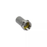 Mufa F cu insurubare pentru cablu RG6 6.8 mm, cupru nichelat, garnitura, Premium Master E8012