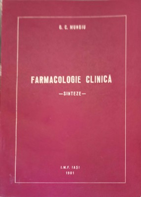 FARMACOLOGIE CLINICA, SINTEZE-O.C. MUNGIU-252509 foto