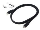 Cablu USB 4.0 USB C Goobay 1m negru 40Gbps