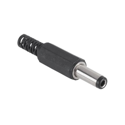 Mufa alimentare tata 2.5x5.5mm dreapta lipire fir foto