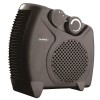 Aeroterma Rosberg portabila cu ventilator, 2 trepte, 3 moduri rece/cald/fierbinte, 2000 W, Negru