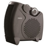 Aeroterma Rosberg portabila cu ventilator, 2 trepte, 3 moduri rece/cald/fierbinte, 2000 W, Negru