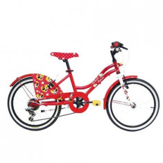 Bicicleta pentru fete cu 6 viteze si schimbator Shimano 20&amp;amp;quot; Denver Minnie Mouse Rosie foto