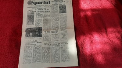 Ziar Sportul 16 11 1978 foto