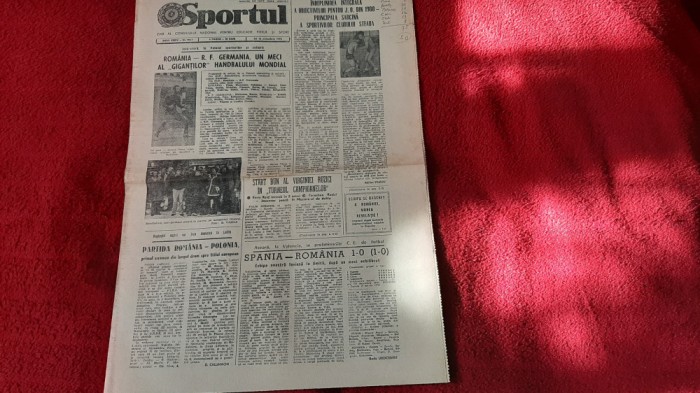 Ziar Sportul 16 11 1978
