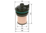 Filtru combustibil BOSCH F026402247